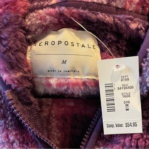 Aeropostale fuzzy crop sweater